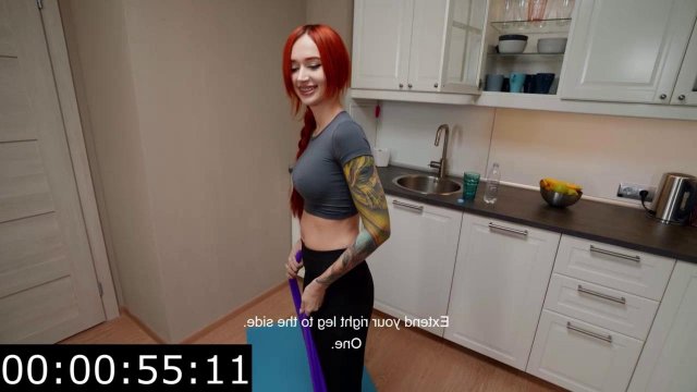 Превью Рыжая сестренка пробует с братом первый анал № 36672