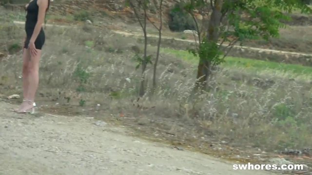 Превью Брюнетка трахается через трусики в машине с незнакомцем № 42241